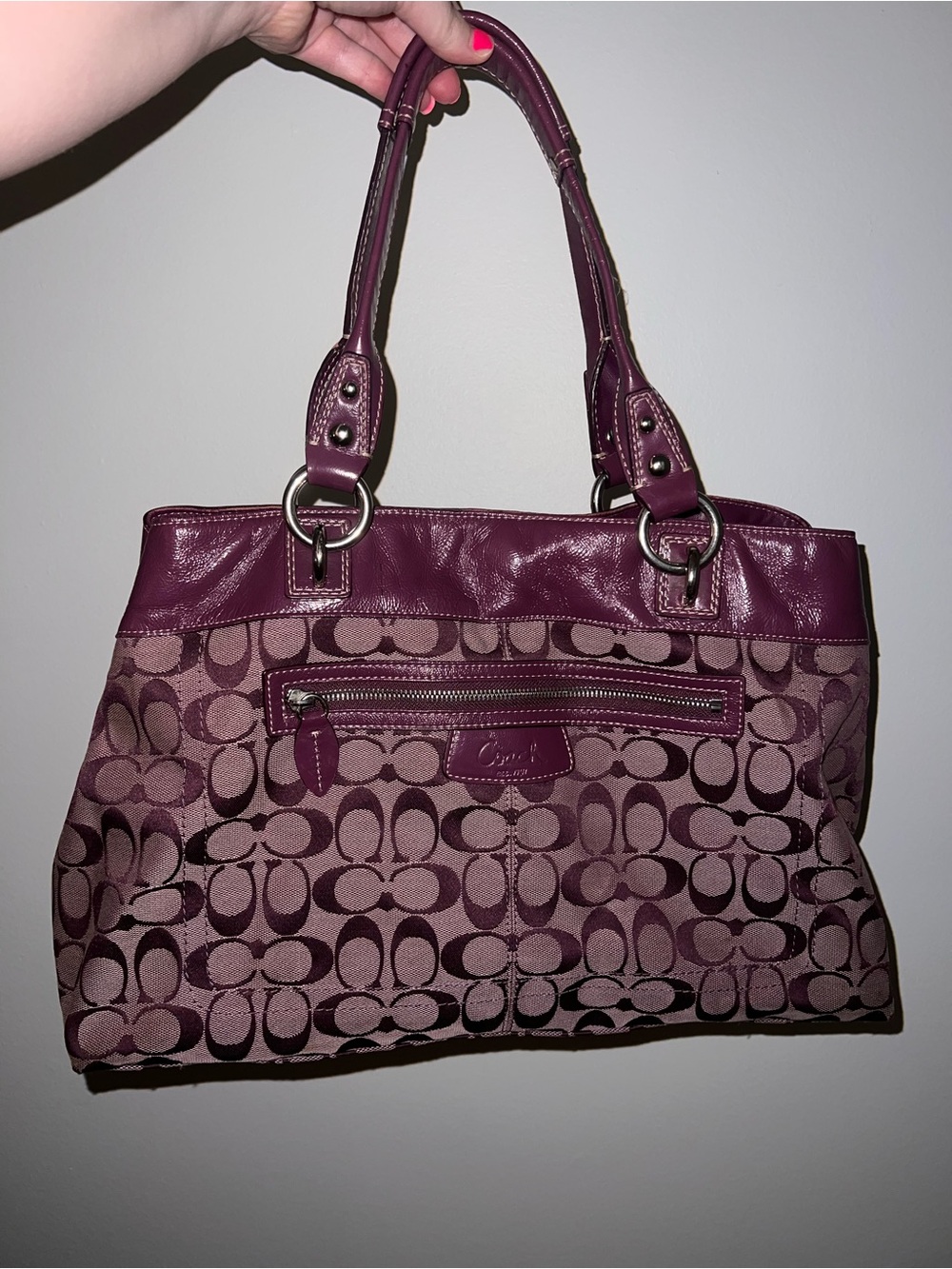 Vintage Y2K Coach Penelope Signature Handbag